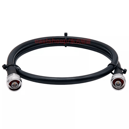 Eastsheep RF connector cable, 7-core feeder cable, 1-meter N-male to N-male extension cable, NM-NM 0-3G SYV50-7-1-N-JJ