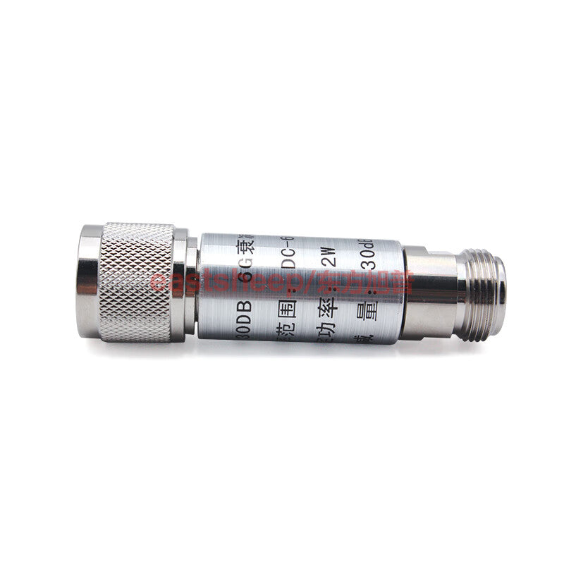 Eastsheep 2W N-type coaxial attenuator N-JK microwave RF 5dB DC-6G, 1 unit.