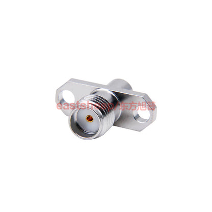 Eastsheep RF Adapter SMA/MCX-KFK-2, SMA female to MCX female, 2-hole flange, 6G, 1 piece.