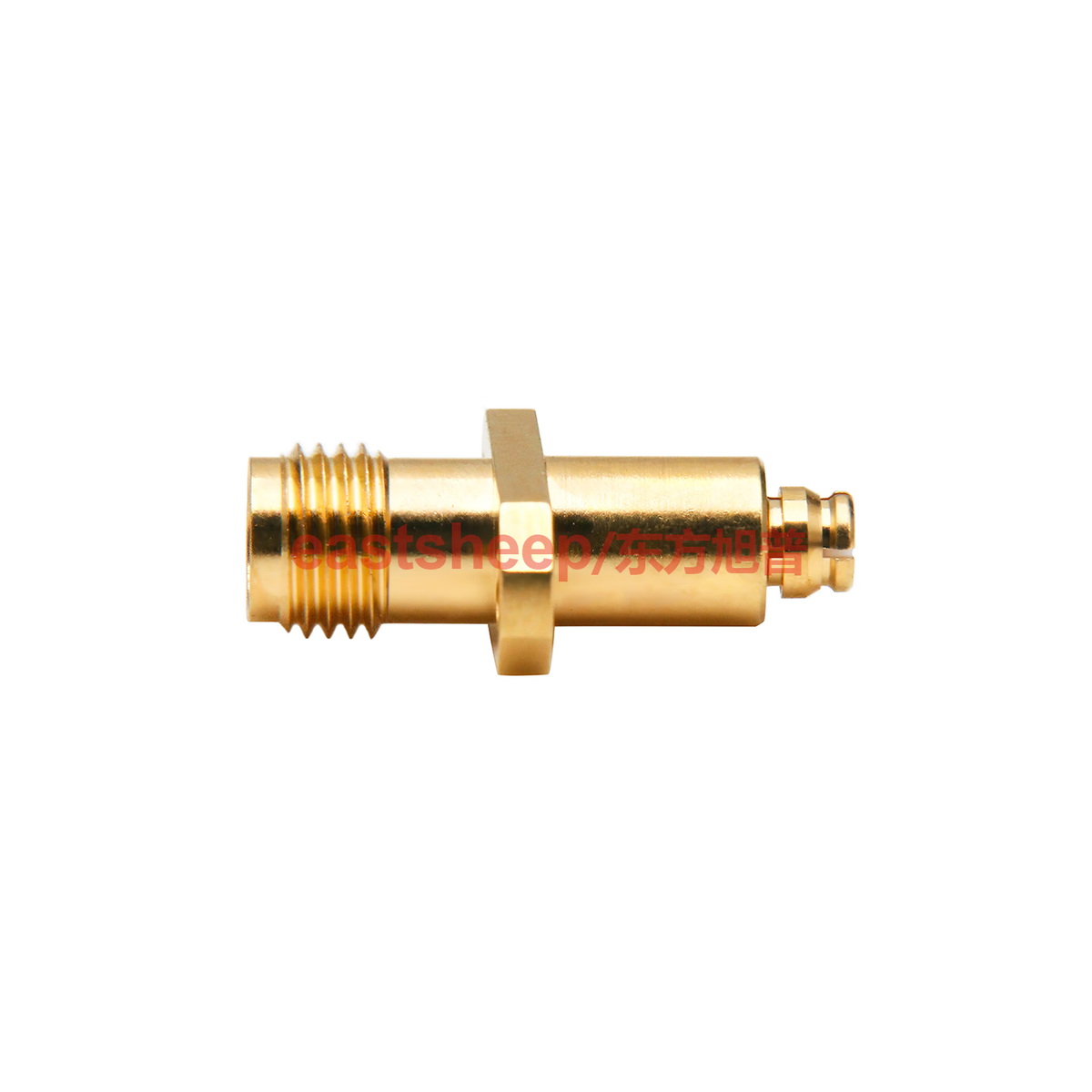 Eastsheep SMA/SMP-KFK-1 High Frequency Connector, SMA Female to GPO Female, 2-Hole Flange 18G, 1 piece per pack