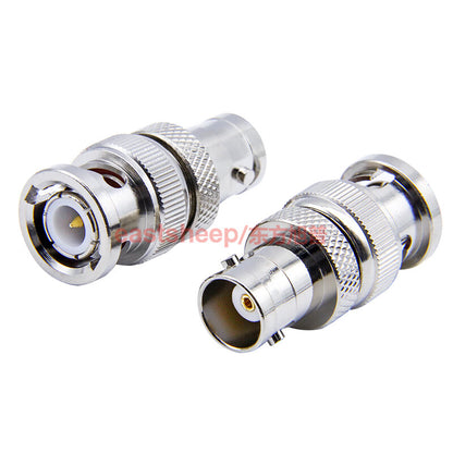 Eastsheep RF coaxial adapter BNC-JK BNC male to BNC female adapter connector, Q9 male to Q9 female, 2-pack
