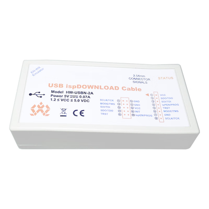 Xinkaichen HW-USBN-2A 2B Lattice USB Downloader ISP Programming Cable, FPGA High-Speed Emulator