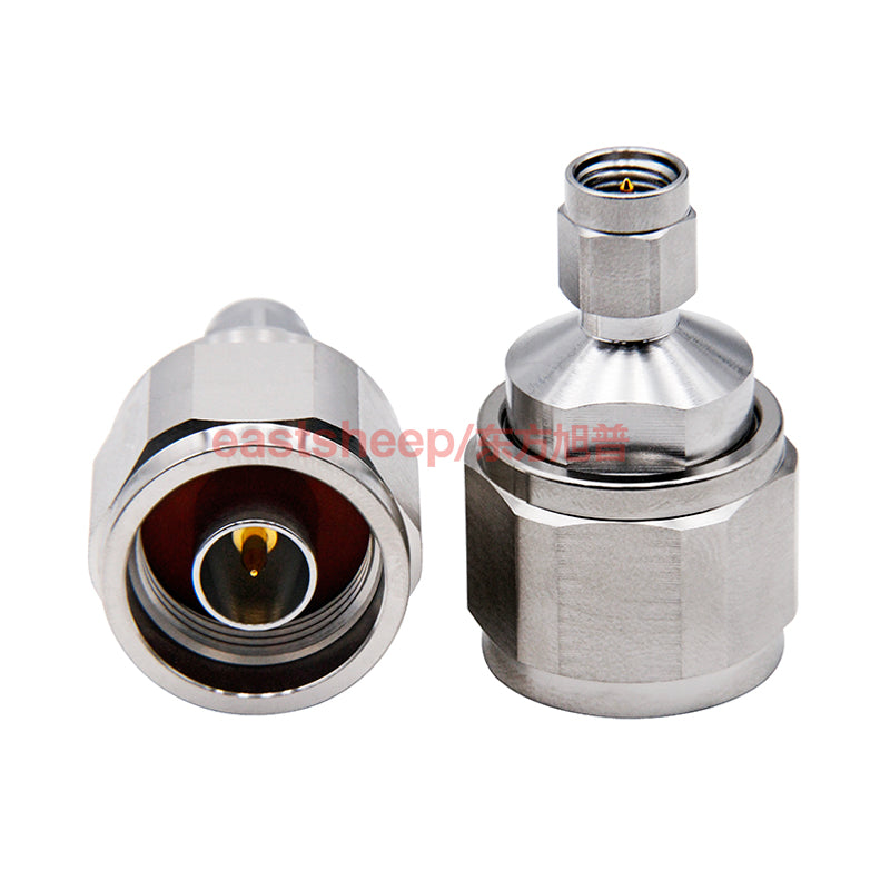Eastsheep High Frequency Test Adapter N/SMA-JJ-2 (N Male to SMA Male) DC-12G Low VSWR (1 unit)