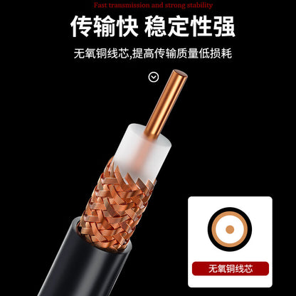 SHV 5000V high-voltage cable, BNC male to BNC male high-voltage connector RF cable, RG58 coaxial cable, 2 meters, SX-RG58-BNC-JJ2