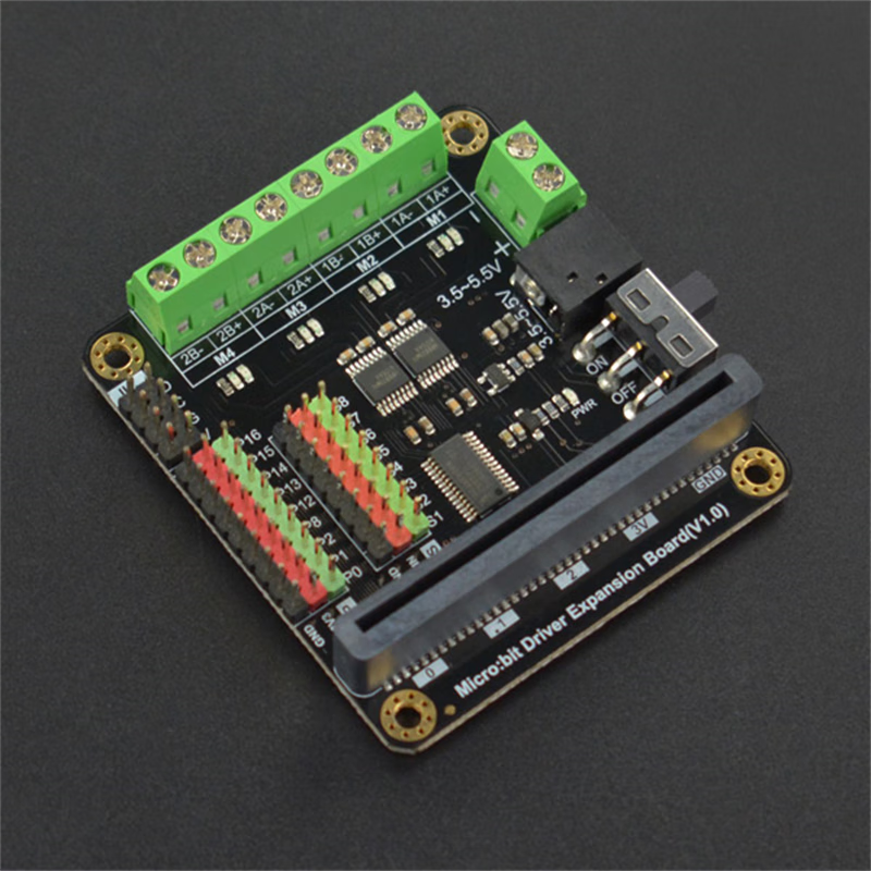 Xinkaichen DFR0548 Micro:bit Motor Driver Expansion Board Compatible with M10/K10 Line-Flying Boards
