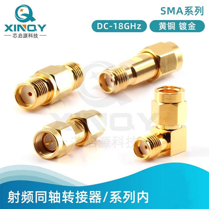 XINQY SMA/JJ 18G Coaxial Adapter JK/KK 8G Network Splitter Test Connector 50 Ohms DC-8GHz; SMA-JK (Male to Female)/5pcs