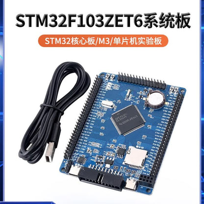 Jiulongxi STM32F103ZET6 System Board STM32 Development Board Type-C Port Soldered Pin Header