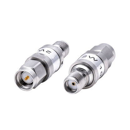 Dongfang Xupu SMA RF Attenuator, Coaxial Attenuator, 6dB, 2W Stainless Steel, 0-6GHz, 2W Attenuator SMA-JK-6G, 1 unit.