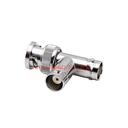 Eastsheep RF Adapter BNC-JKK, BNC male to two female connector, BNC tee adapter (1 piece).