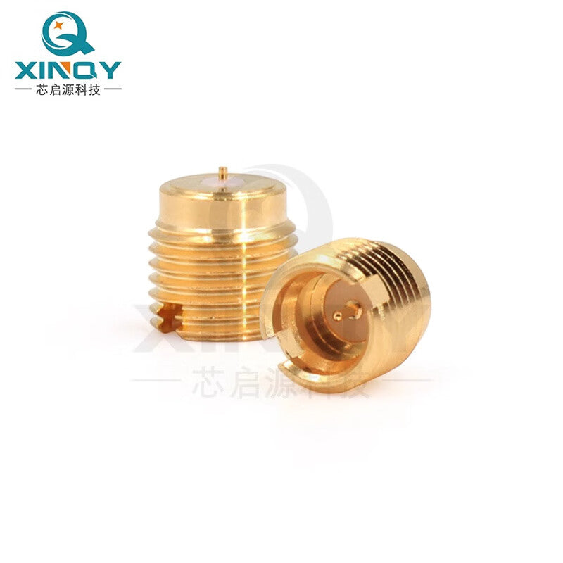 XINQY SMP-JYD06L GPO Semi-Escapement RF Connector 40G Embedded/Threaded Mount Cavity Socket, Pin Length 0.5mm (18GHz), 5 Pieces