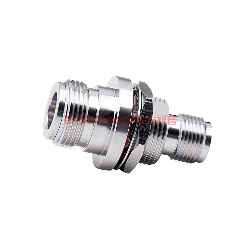 Eastsheep RF Adapter N/TNC-KYK N Female to TNC Female Waterproof Ring Nut Through-Wall Fixing 11G 1 Pack