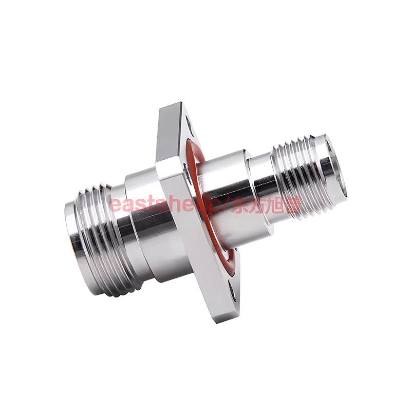 Eastsheep RF Adapter N/TNC-KFK N-female to TNC-female, flange with waterproof ring, 11G, 1 piece.