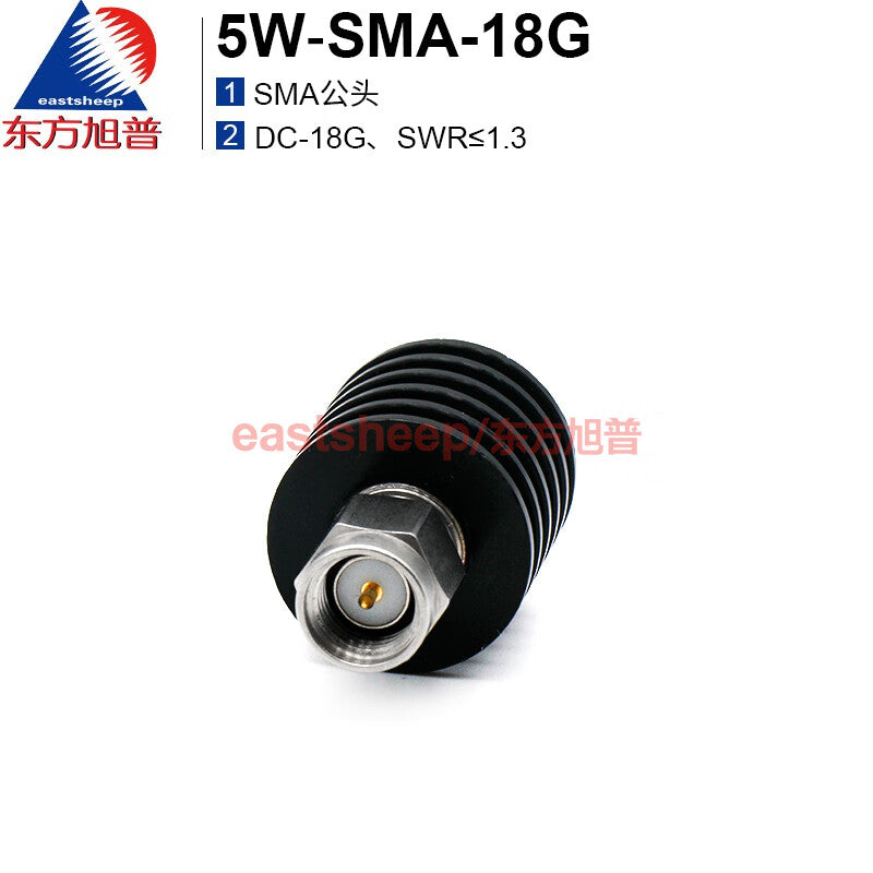 Eastsheep 5W Terminal Loader, SMA-J Coaxial Loader, 50 Ohm SMA Male Connector, DC-18G 5W-SMA-JR-18G