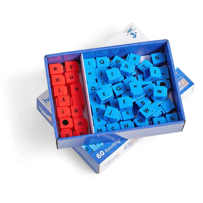 hand2mind Reading Rods Alphabet & CVC Words, Word Building Activities, Medium [9]