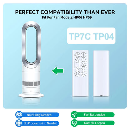 Remote Control For Dyson Purifier Cool TP7C Purifying Tower Fan / with Battery