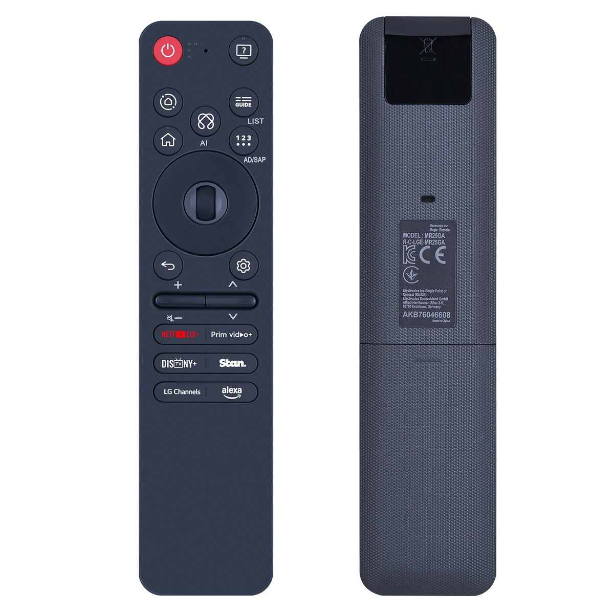 MR25GA AKB76046608 Replace Remote Control For LG Smart TV