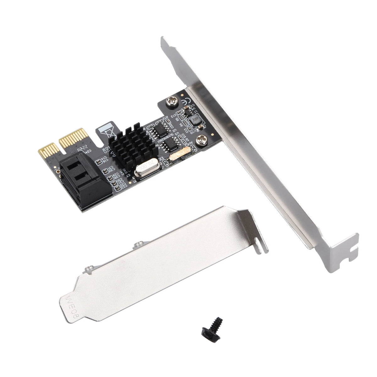 ASM1061 SATA3.0 2-Port SATA III Expansion Controller Adapter Card 6G