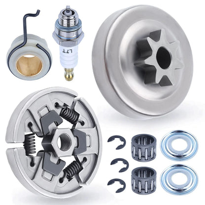 Adefol Sprocket Clutch Drum 3/8" 7T Needle Bearing Kit for Stihl MS290 MS390...