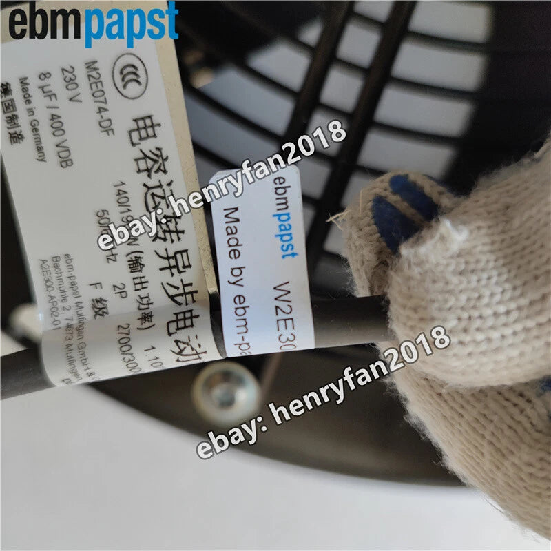 Ebmpapst W2E300-CP02-30 Axial Fan 230V 230W 1.1A Inverter Cabinet Cooling Fan