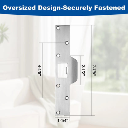 U 9551 Stainless Steel Lock and Door Reinforcement Finish
