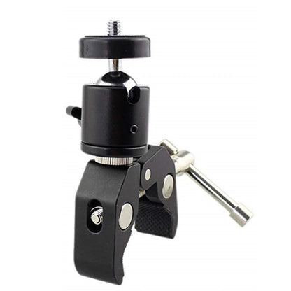 360° Rotate 1/4"-20 Ball Head Super Clamp Mount for DSLR Camera Tripod Monitor