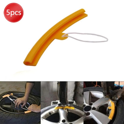 5pcs Tire Rim Edge Saver Protector Guard For Motorcycle Car Wheel Maintenance