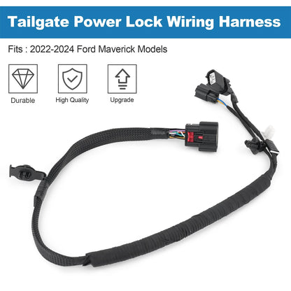 Tailgate Lock Wiring Harness Upgrade Fit 22–24 Ford Maverick