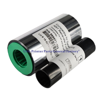 1 Set 568971-001 Ribbon & Film For Datacard SR200 SR300 PR90 YMCK -1000 Prints