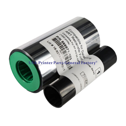 1 Set 568971-001 Ribbon & Film For Datacard SR200 SR300 PR90 YMCK -1000 Prints