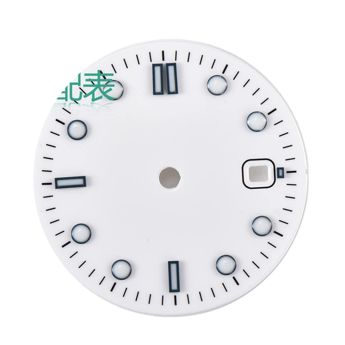 White Watch Dial Parts Wih Luminous For ETA 2836/2824 Mingzhu DG2813 Movement E
