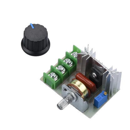 2000W 110V AC SCR Voltage Regulator Adjustable Motor Speed Control Controller