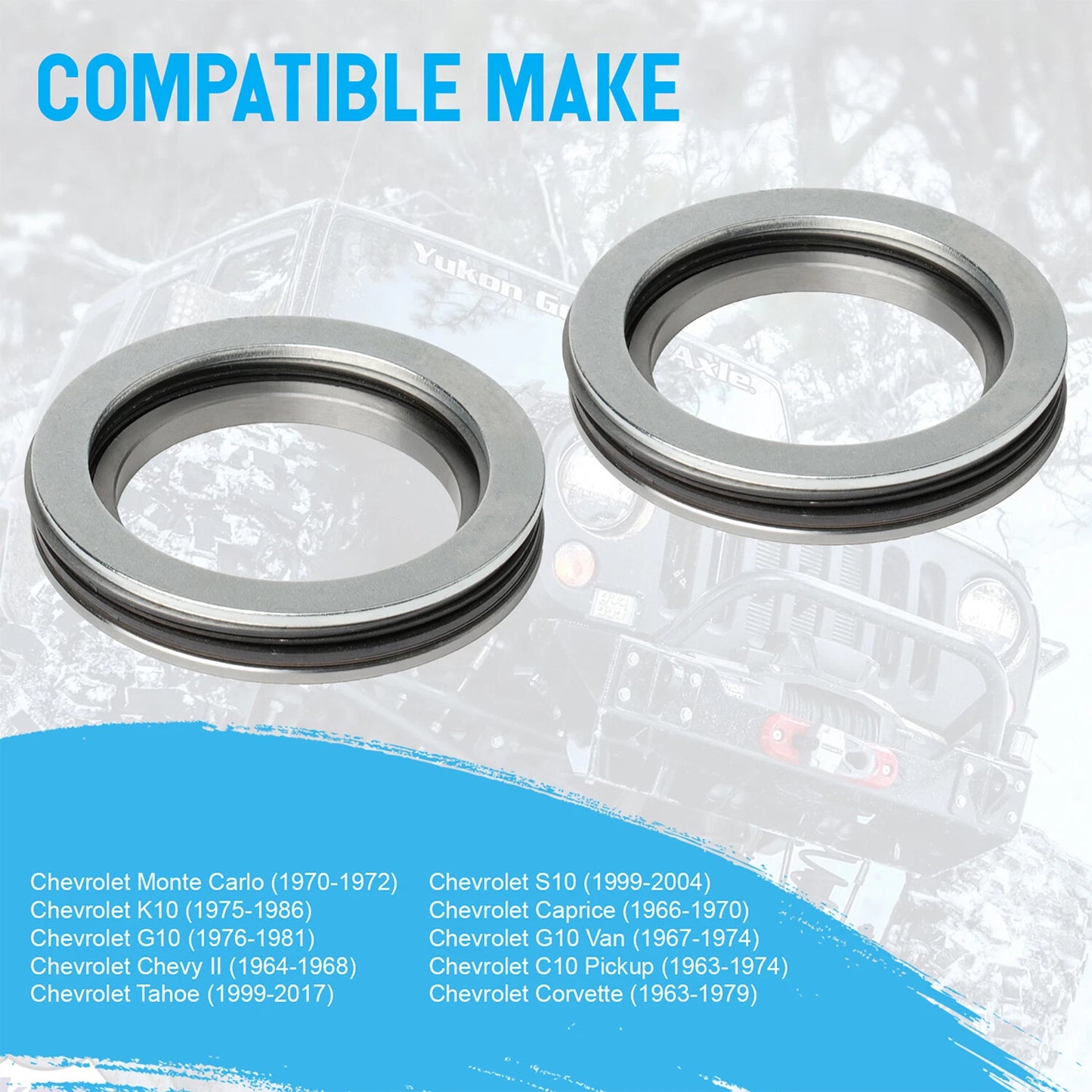 Super Carrier Shim Kit for Ford 8.8″, GM 12 bolt car & truck, 8.6 & Vette