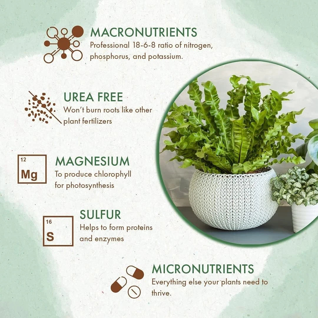 Indoor Plant Food - All-Purpose Fertilizer (Liquid Alternative) - Best for...