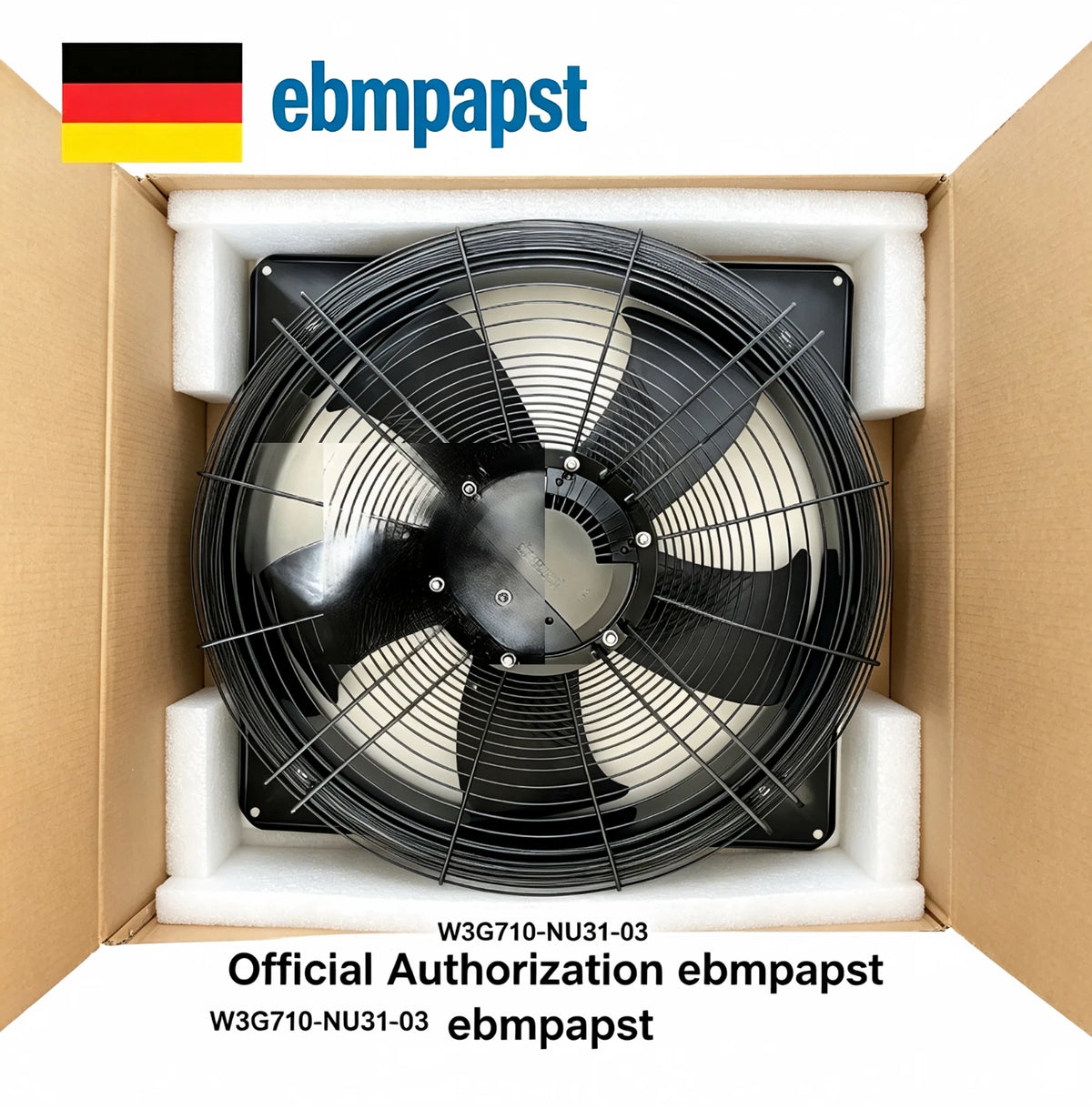 W3G710-NU31-03 IP55 for ebmpapst EC 400VAC 5.8A for Data Center Cooling Fan