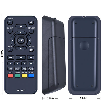 NC098UL NC098 Remote Control For Philips DVD Player BDP1502