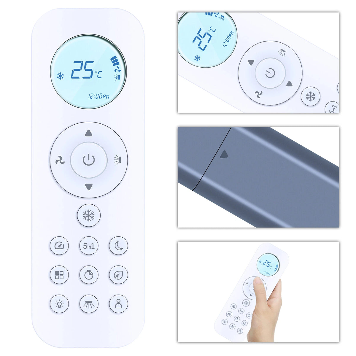 Air Conditioner Remote Control For Blue Star SAC IC524DNUR Split Air Conditioner