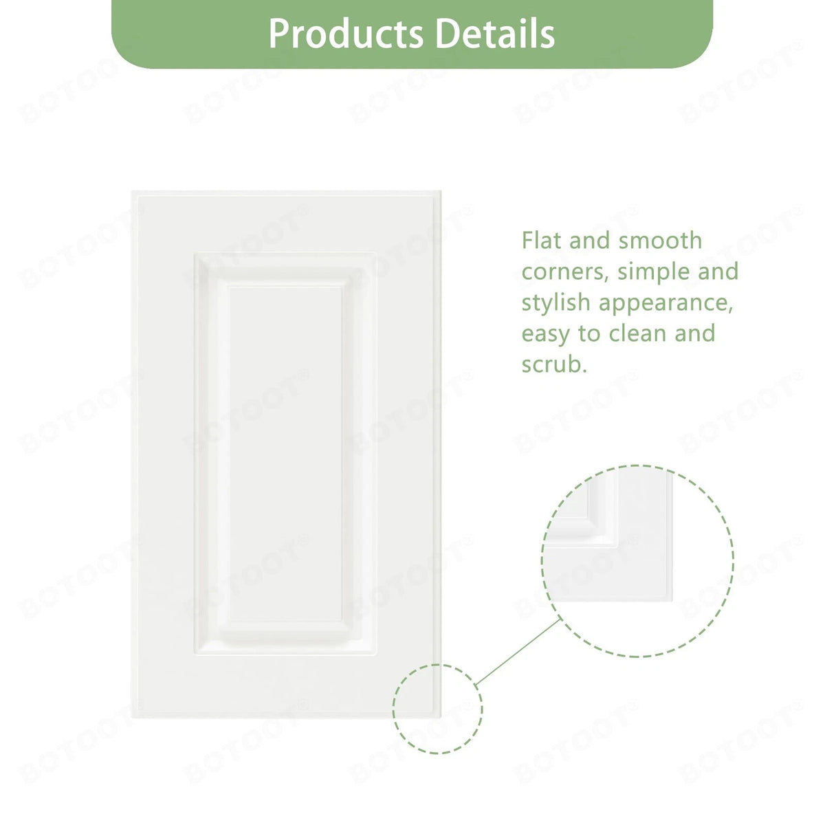 Built-in Cabinet Doors - Replacement for 22.5H*13.25W, White