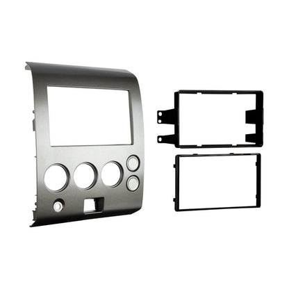 Metra Electronics 95-7406 Double DIN Installation Dash Kit armada, Silver