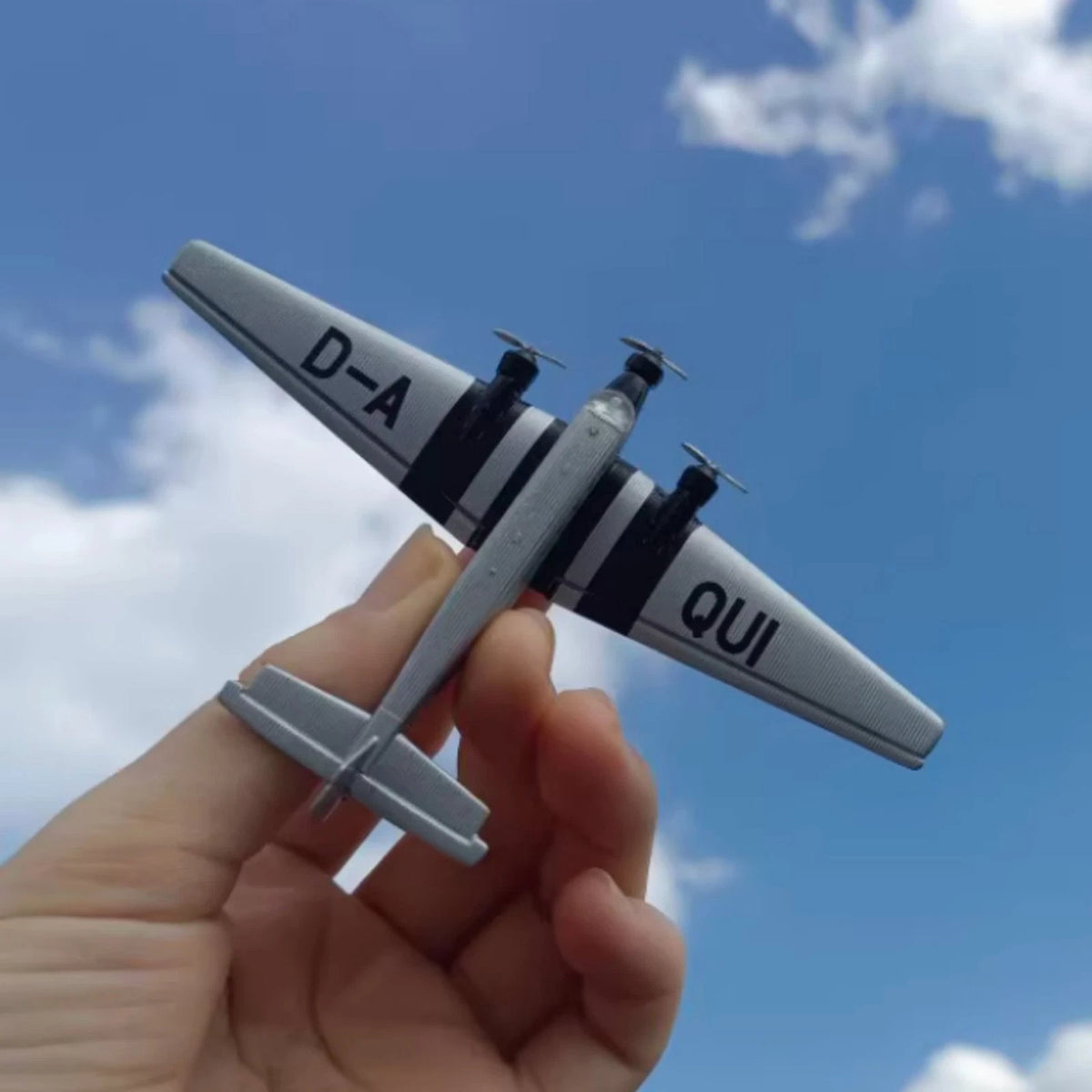 1/250 WWII Germany Junkers Ju 52 Aircraft Finished Prototype Military Model