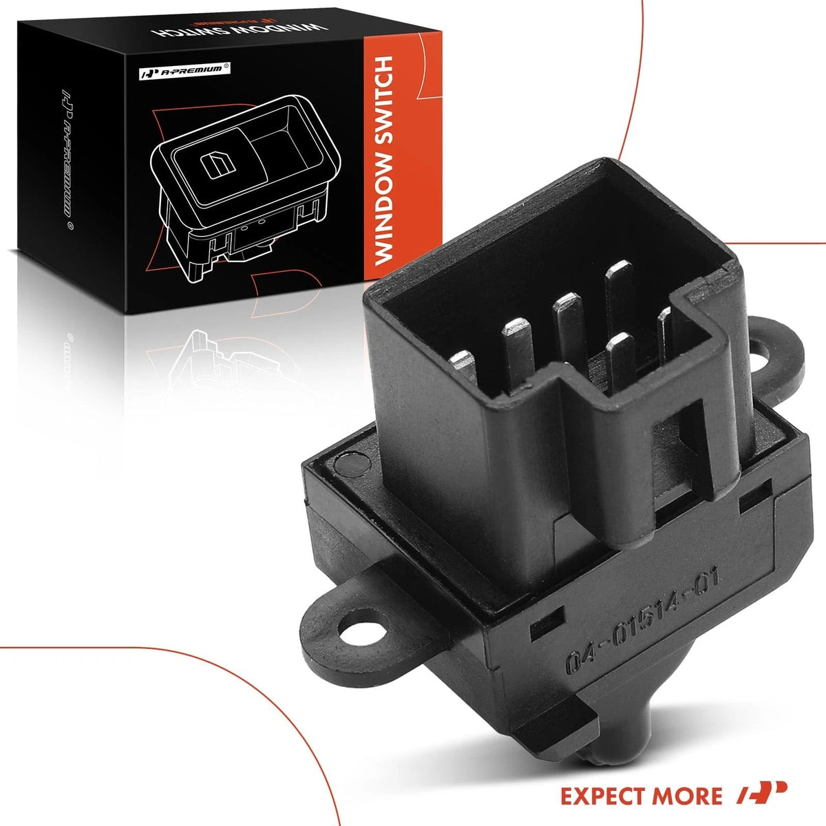 A-Premium Power Window Switch Compatible with Dodge Neon 2000-2005 & Black