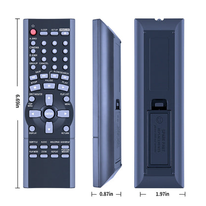EUR7621010 Remote Control For Panasonic DVD Player DVD-S31 DVD-S35 DVD-S31S