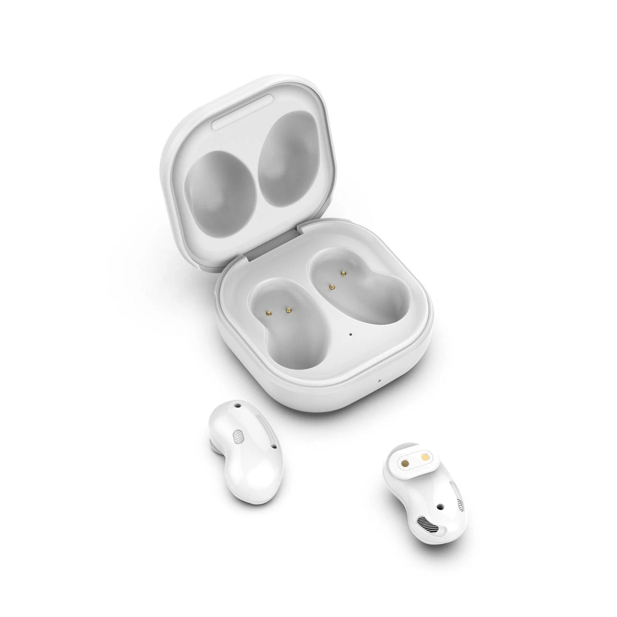 White Smart Charging Case Charger Box  For Samsung Galaxy Buds Live Earphones aa