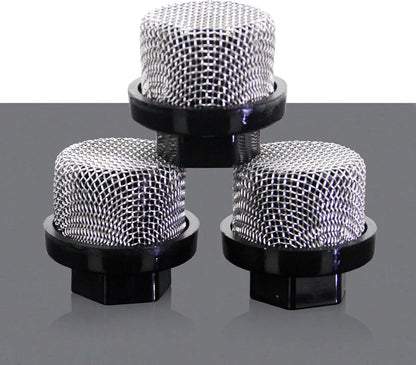 700805 3/4" UNF Thread Inlet Filter Screen Suction BLACK,stainless steel
