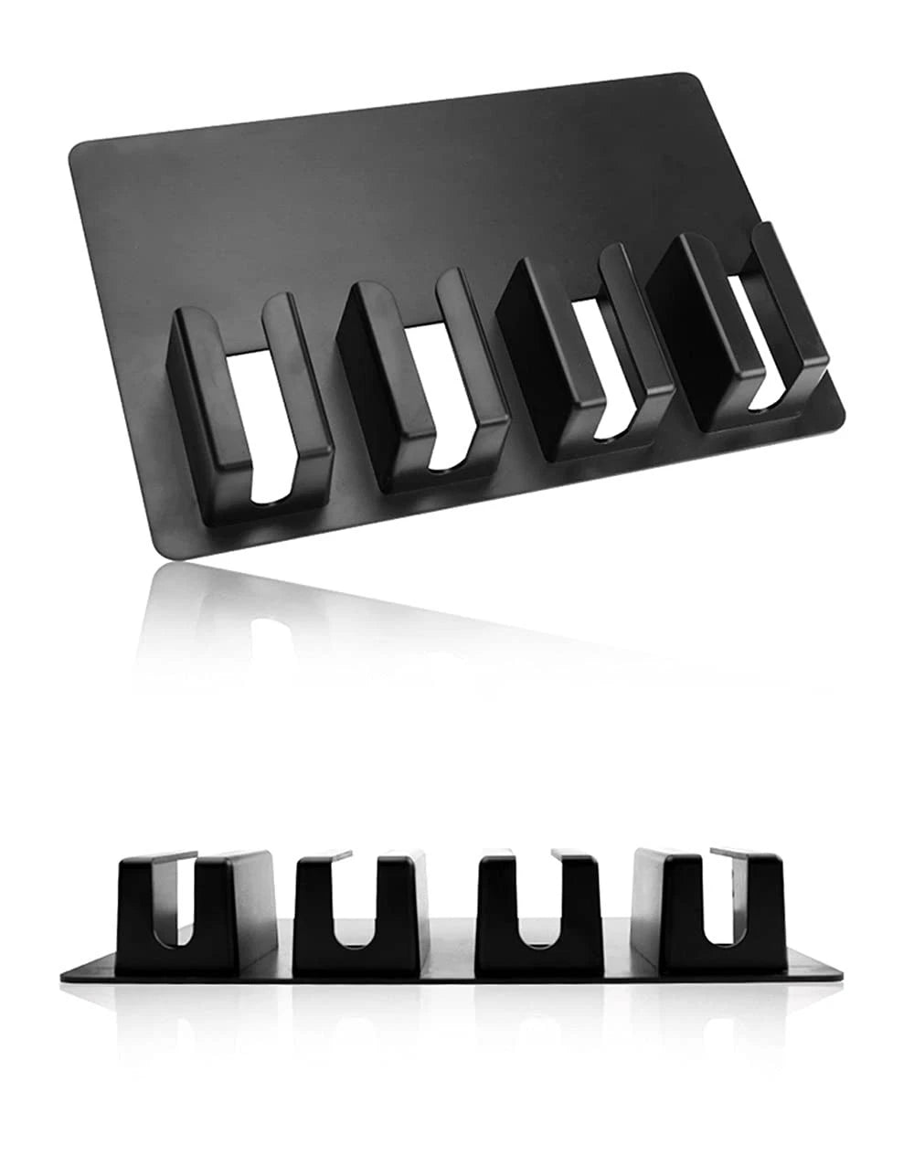 2Pcs Clipper Holders for Barbers, Barber Organizer, Hair 2 PCS, Black