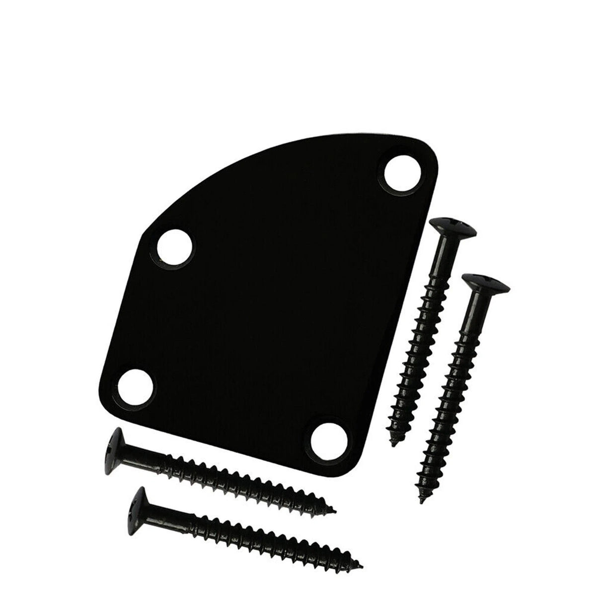 4-Hole Electric Guitar Neck Plate Cutaway Neck Joint Plate for Strat Tele Bass d
