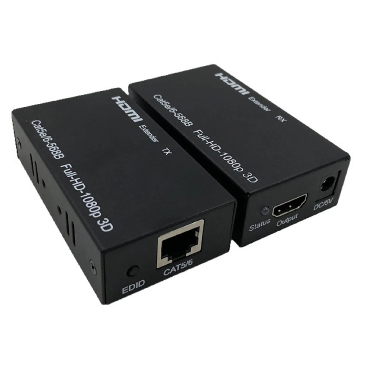 DC 5V/ 1A 60M Extender HDMI to RJ45 Transmitter RJ45 to HDMI Receiver Adapter