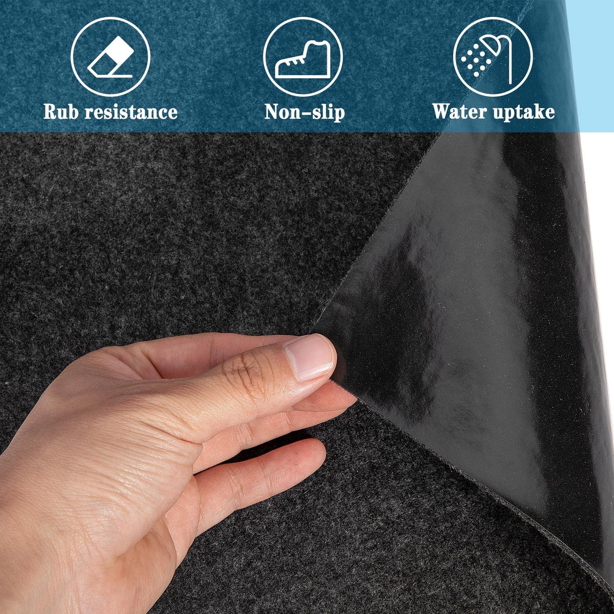 DECOHS 8 Inch x 20 Ft Boat Trailer Bunk Carpet - 8inch x 20ft, x 20ft
