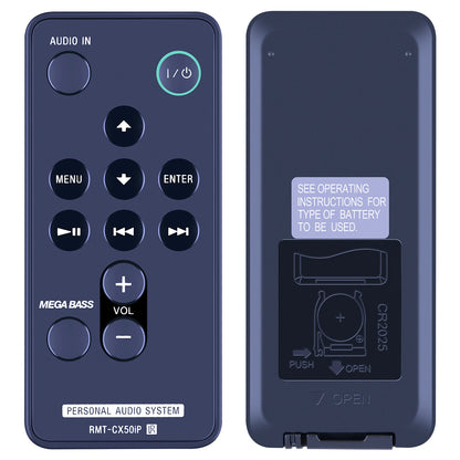 RMT-CX50iP Remote Control For Sony Personal Audio System RDP-X50iP