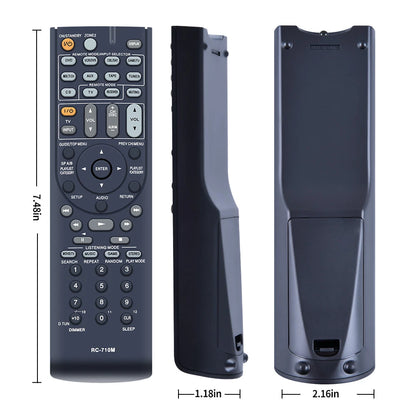RC-710M Remote Control For Onkyo AV Receiver TX-SR606 TX-SR606S HT-S7100