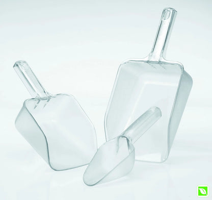 Rubbermaid Commercial Products Plastic Utility Ice Scooper, 6-Ounce, Clear